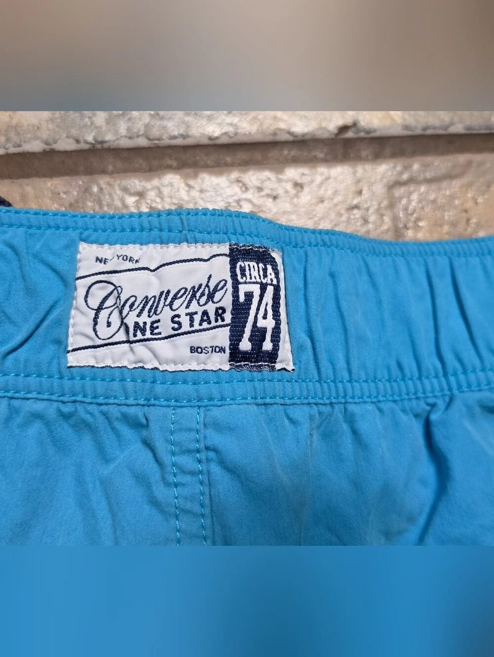 Vintage Converse One Star Blue Boardshorts Swim Trunks NWT Size XL